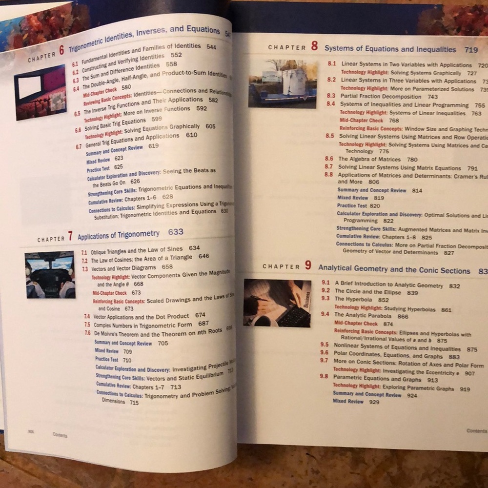 Precalculus Textbook - Picture 2 of 2